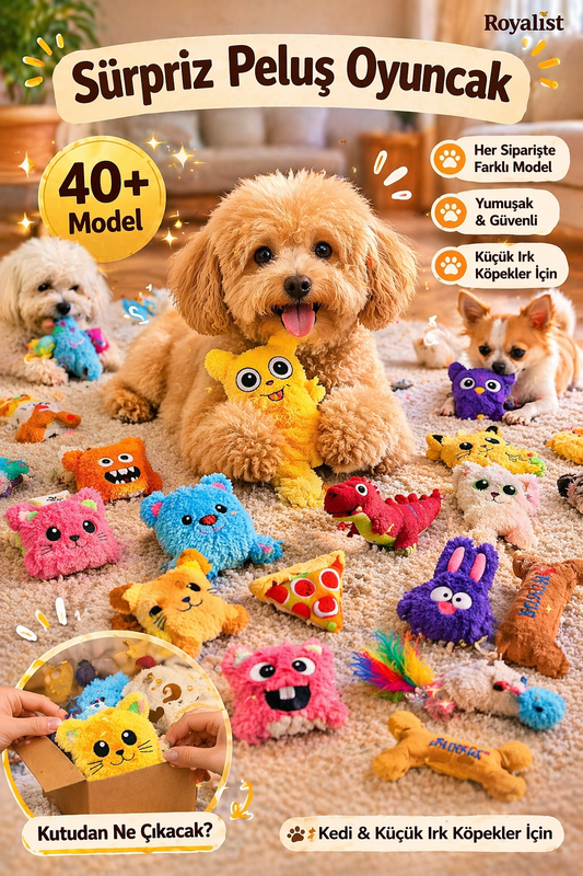 Kutudan Ne Çıkacak? 🎁  Sürpriz Peluş Oyuncak (40+ Model)