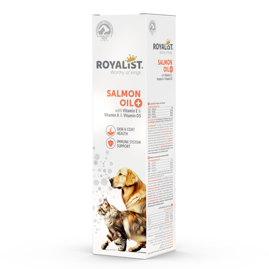 Royalist Salmon Oil 250 ML – Kedi & Köpek İçin Tüy ve Günlük Bakım Desteği (Somon Yağı)